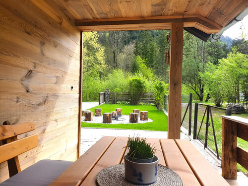 Naturlodge Freisitz im Garten